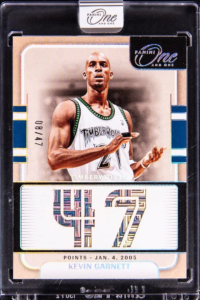 2024-25 Panini One and One Kevin Garnett - Panini Encased #13 card image