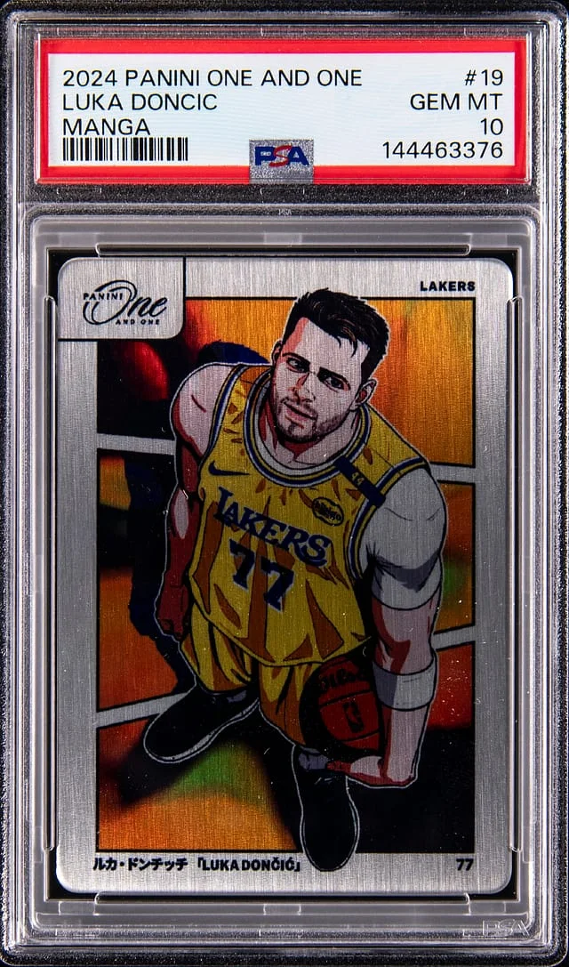2024-25 Panini One and One Luka Doncic Manga #19 card image