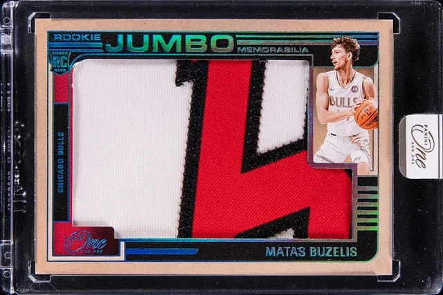 2024-25 Panini One and One Matas Buzelis Jumbo Memorabilia #RJM-MAT card image