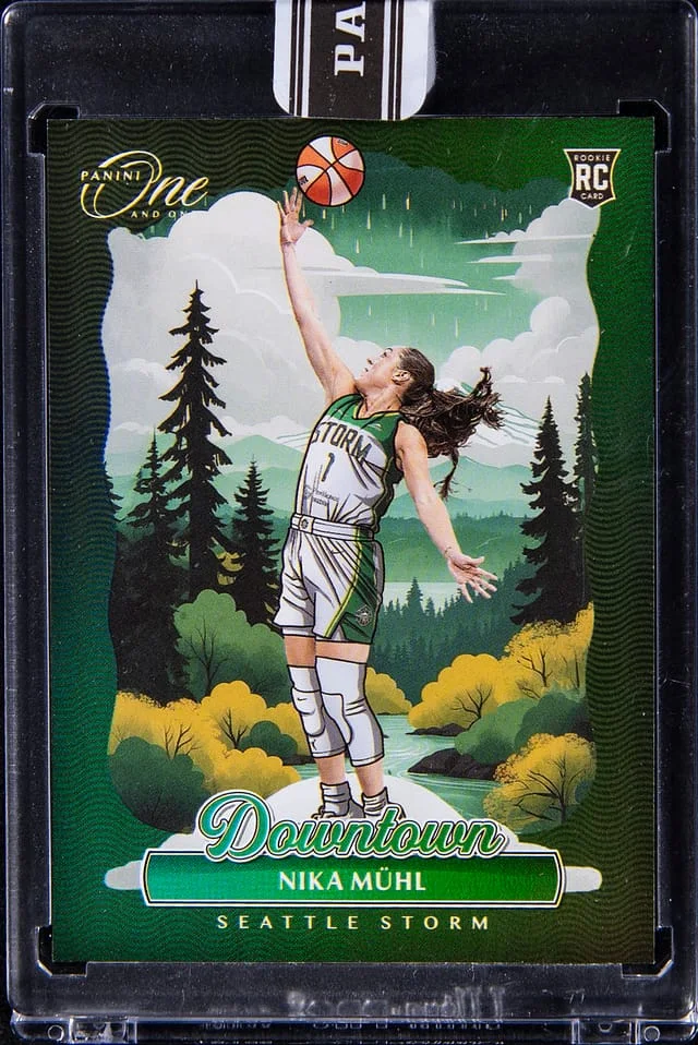 2024-25 Panini One and One Nika Muhl - Panini Encased Downtown #7 card image