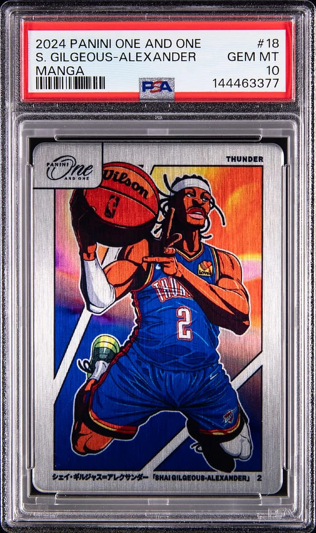 2024-25 Panini One and One Shai Gilgeous-Alexander Manga #18 card image