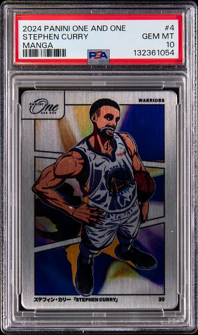 2024-25 Panini One and One Stephen Curry Manga #4 card image