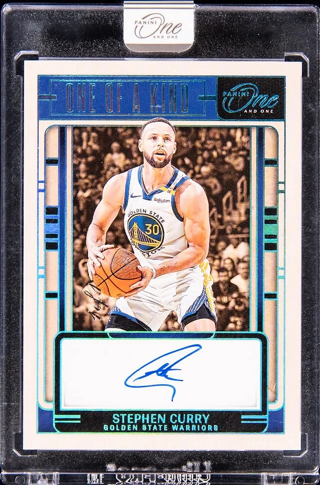 2024-25 Panini One and One Stephen Curry One Of A Kind Platinum #OK-CUR card image