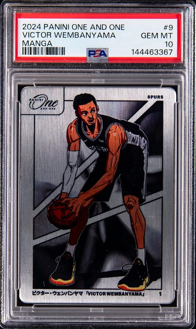 2024-25 Panini One and One Victor Wembanyama Manga #9 card image