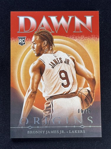 2024-25 Panini Origins Bronny James Dawn #12 card image