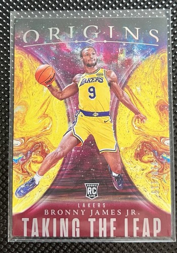 2024-25 Panini Origins Bronny James Taking the Leap #16 card image