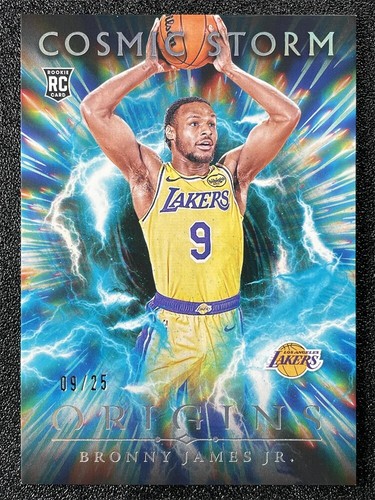 2024-25 Panini Origins Bronny James Cosmic Storm #17 card image