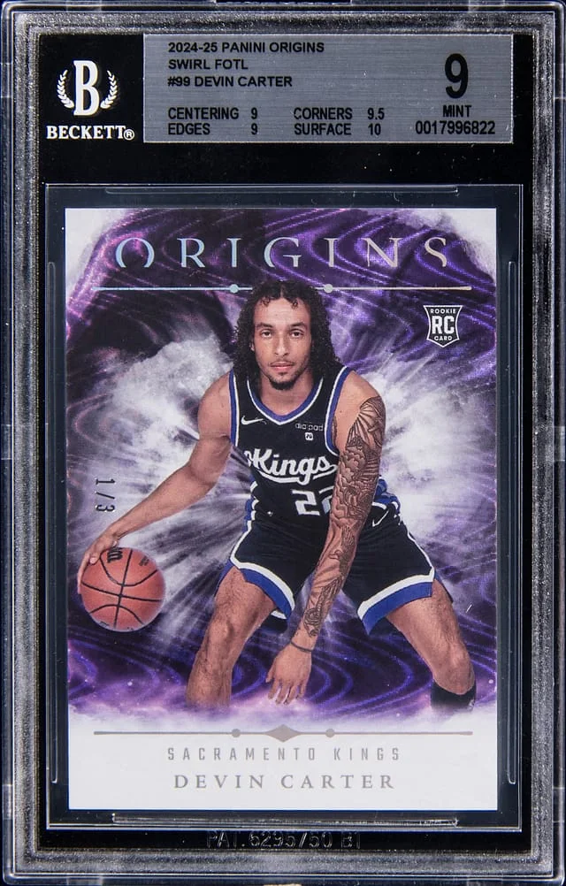 2024-25 Panini Origins Devin Carter Swirl First Of The Line #99 card image