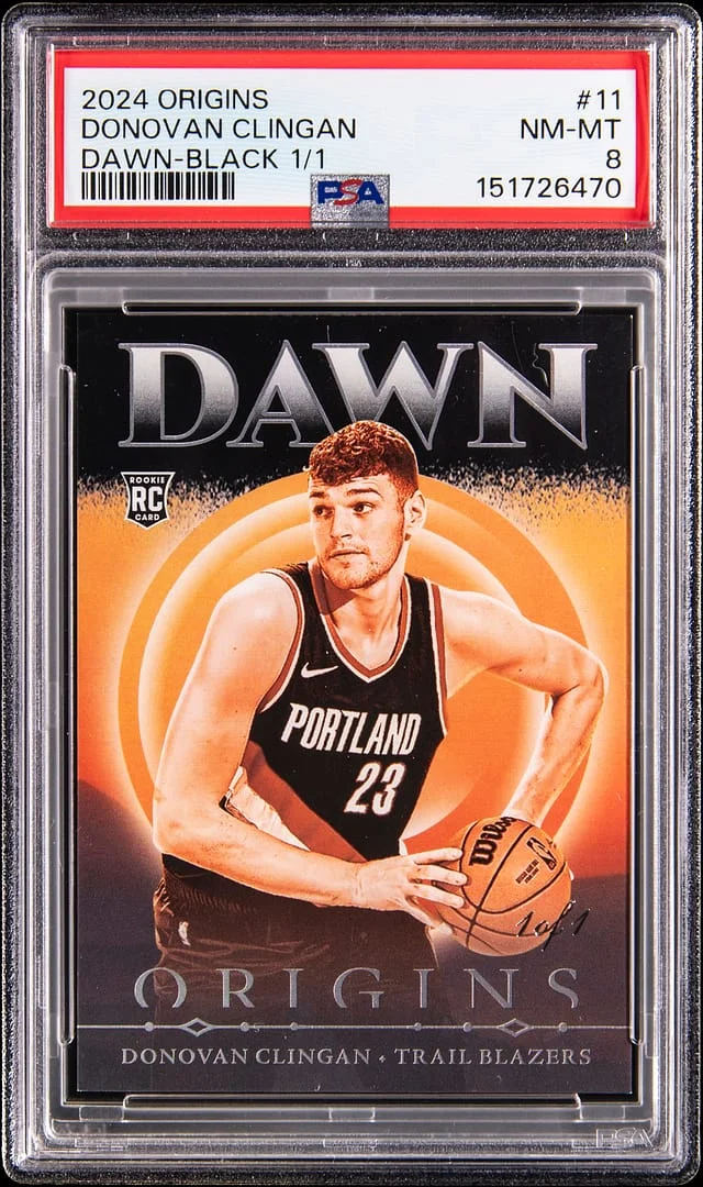 2024-25 Panini Origins Donovan Clingan Dawn Black #11 card image
