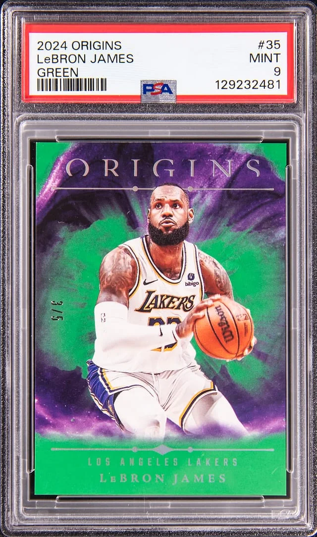 2024-25 Panini Origins LeBron James Green #35 card image