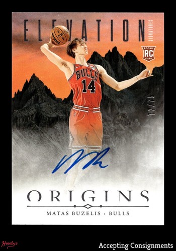 2024-25 Panini Origins Matas Buzelis Elevation Signatures #ES-BUZ card image
