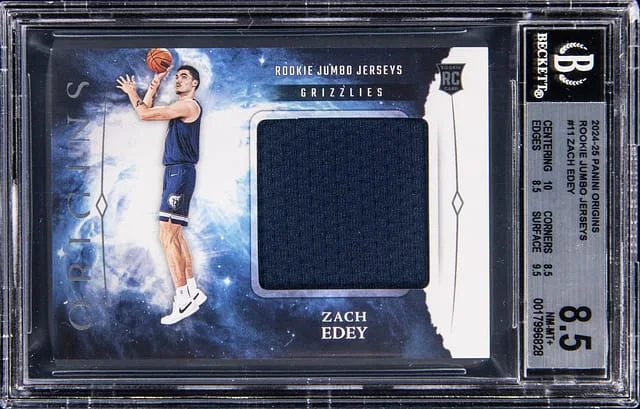 2024-25 Panini Origins Zach Edey Jumbo Jerseys #11 card image