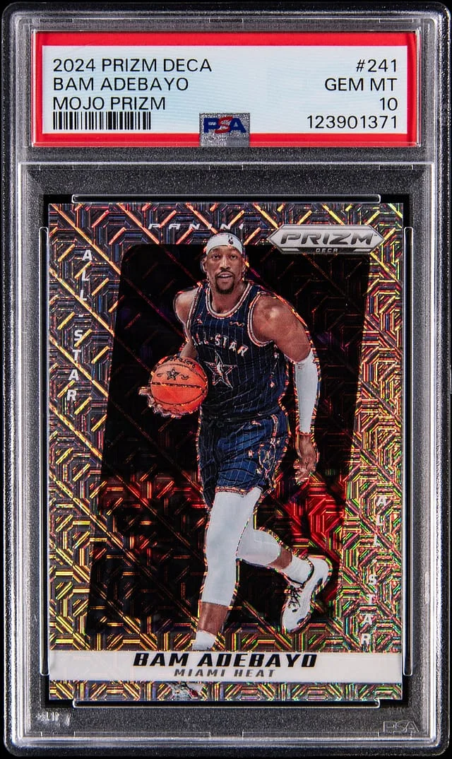 2024-25 Panini Prizm Bam Adebayo Deca Mojo Prizm #241 card image