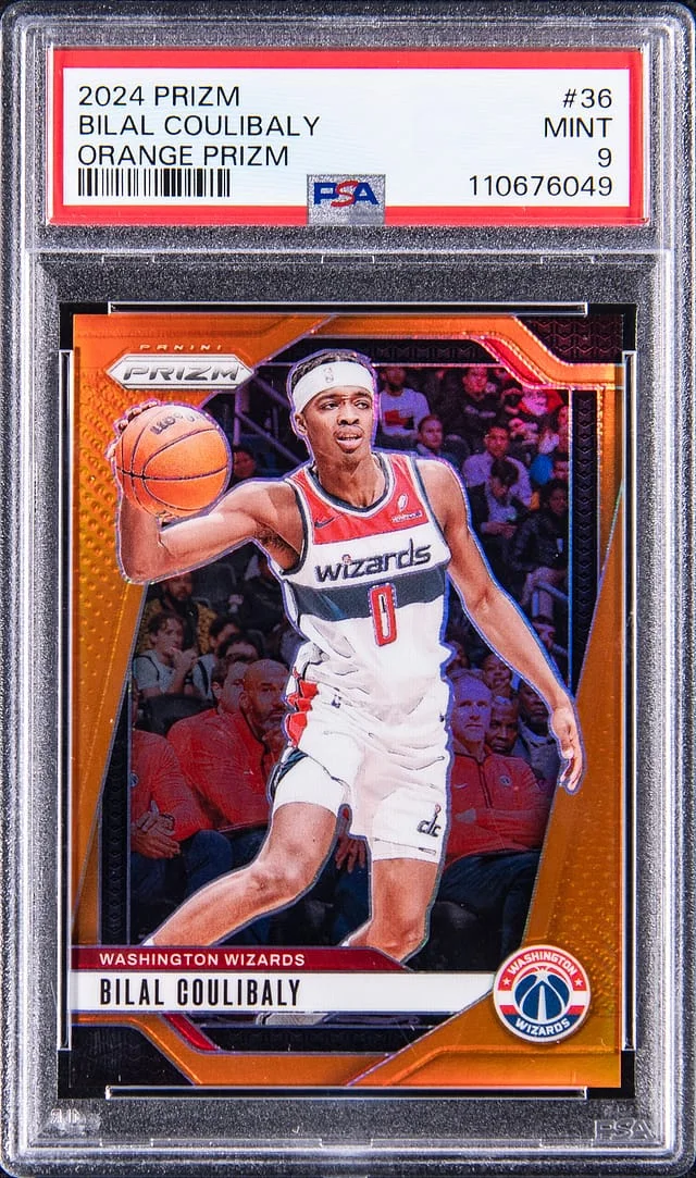 2024-25 Panini Prizm Bilal Coulibaly Orange Prizm #36 card image