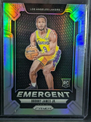 2024-25 Panini Prizm Bronny James Emergent #8 card image