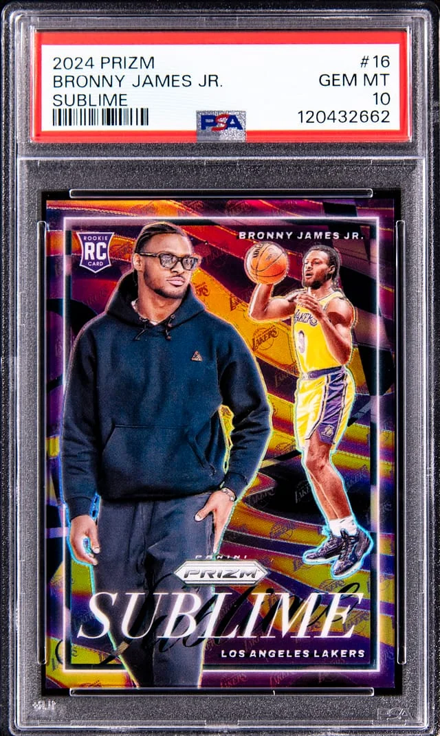 2024-25 Panini Prizm Bronny James Jr. Sublime #16 card image