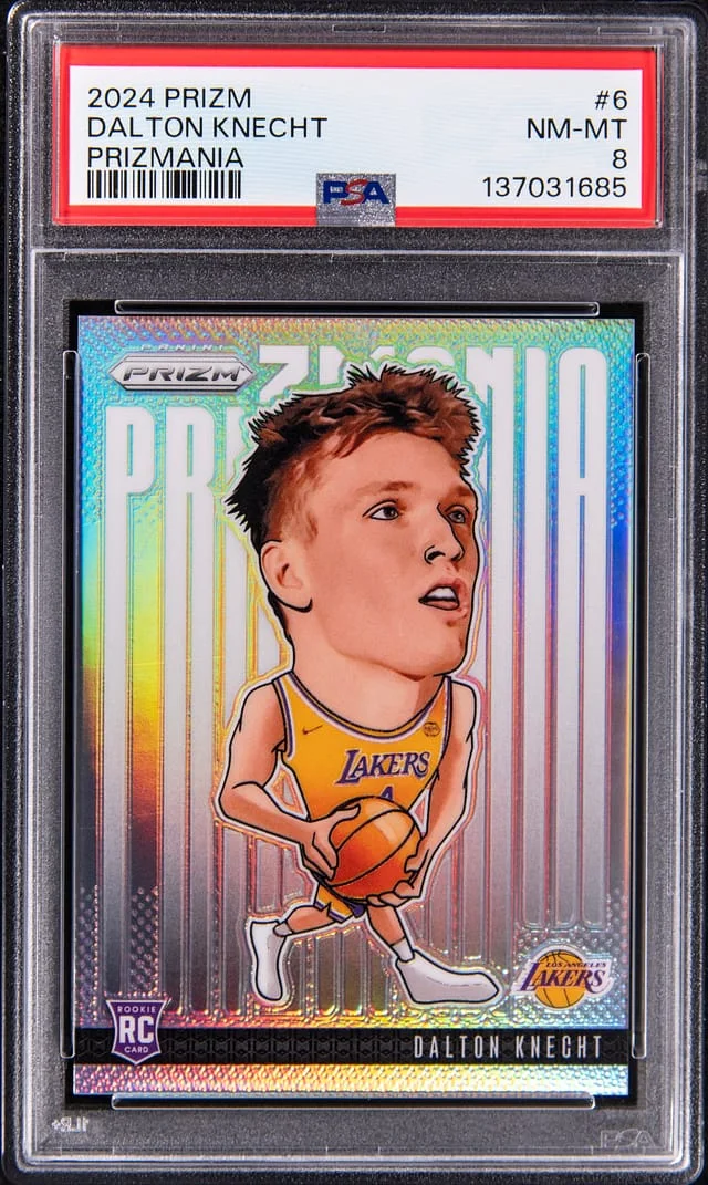 2024-25 Panini Prizm Dalton Knecht Prizmania #6 card image
