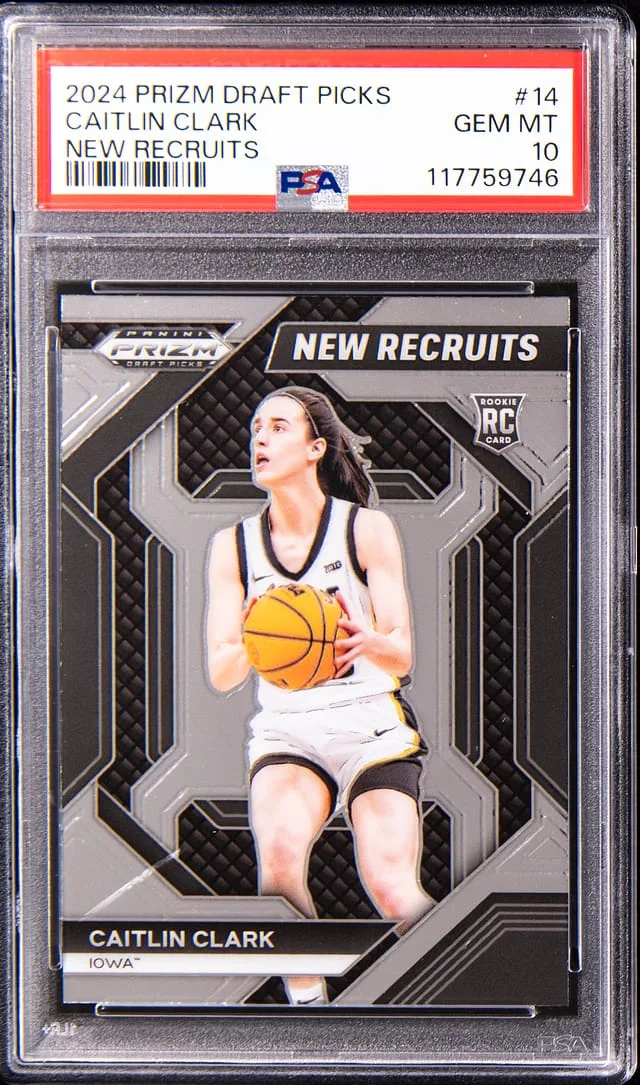 2024-25 Panini Prizm Draft Picks Caitlin Clark New Recruits #14 card image