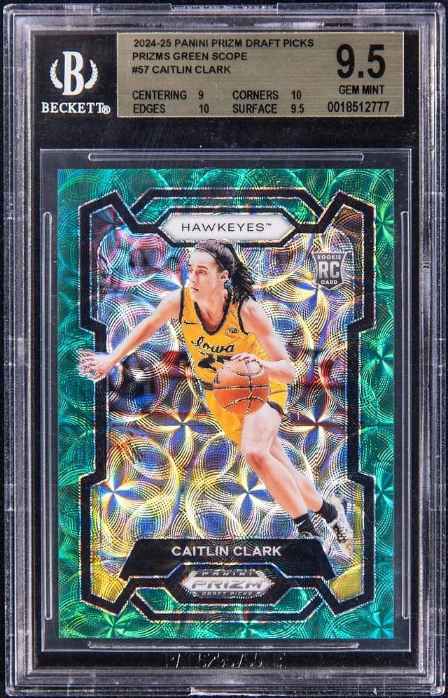 2024-25 Panini Prizm Draft Picks Caitlin Clark #57 card image