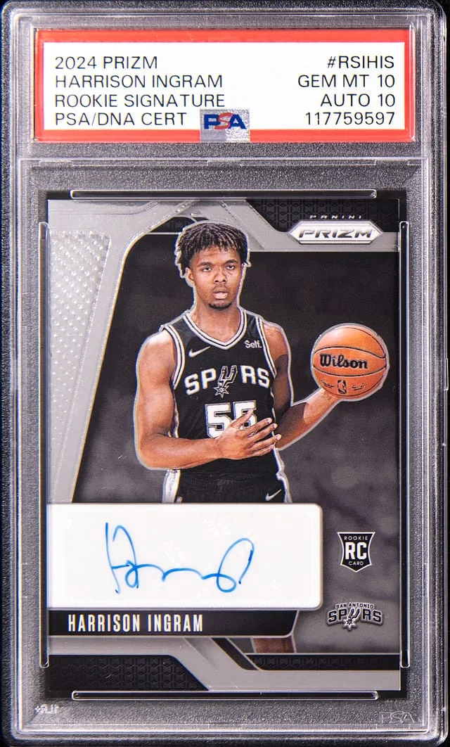 2024-25 Panini Prizm Harrison Ingram Signature #RSI-HIS card image