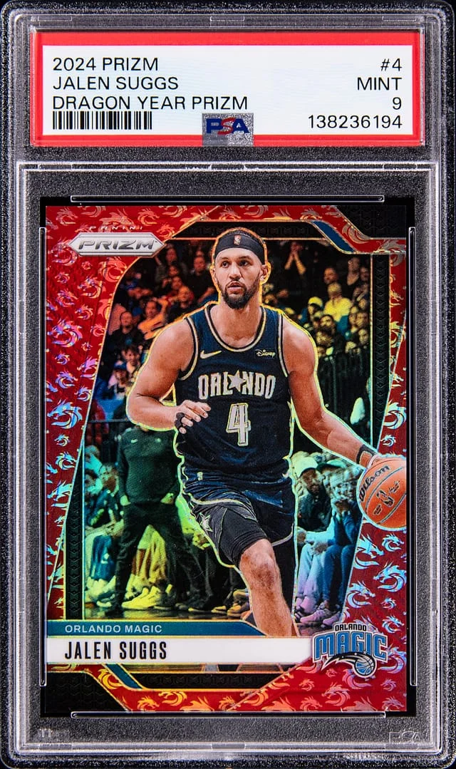 2024-25 Panini Prizm Jalen Suggs Dragon Year Prizm #4 card image