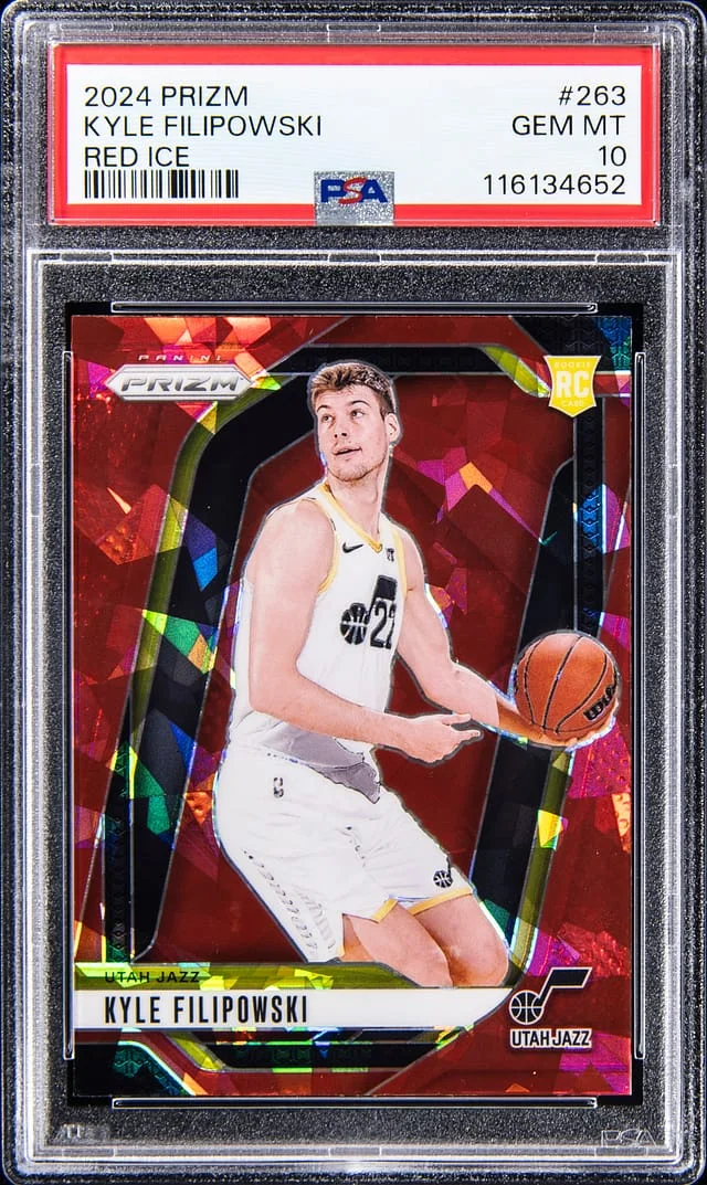 2024-25 Panini Prizm Klye Flipowski Red Ice #263 card image