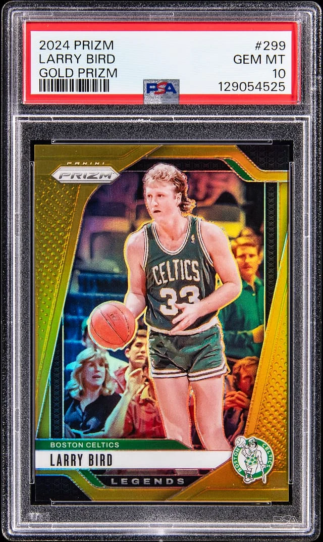 2024-25 Panini Prizm Larry Bird Gold Prizm #299 card image