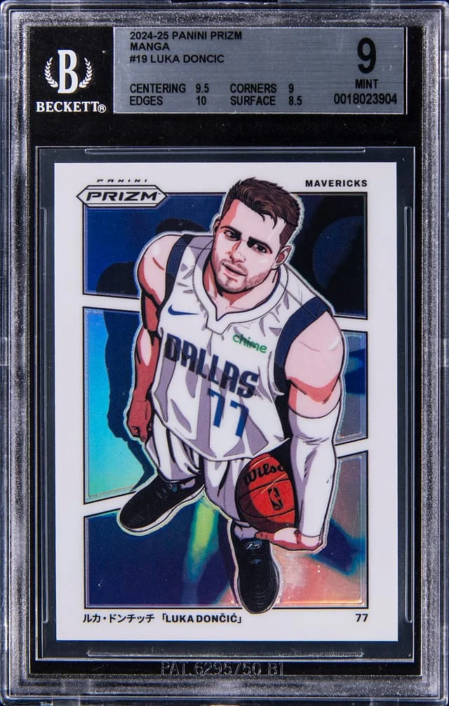 2024-25 Panini Prizm Luka Doncic Manga #19 card image
