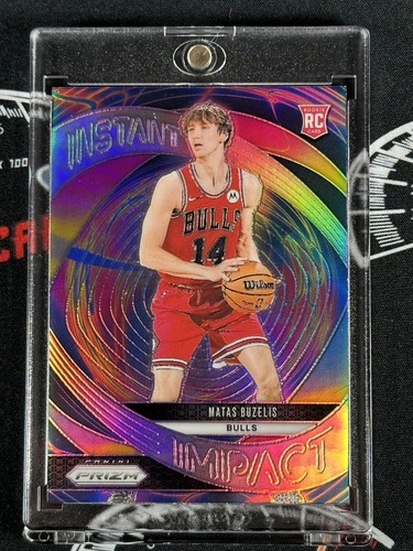 2024-25 Panini Prizm Matas Buzelis Instant Impact #14 card image