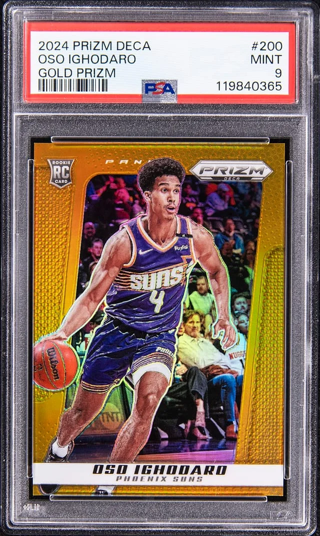 2024-25 Panini Prizm Oso Ighodaro Deca Gold Prizm #200 card image