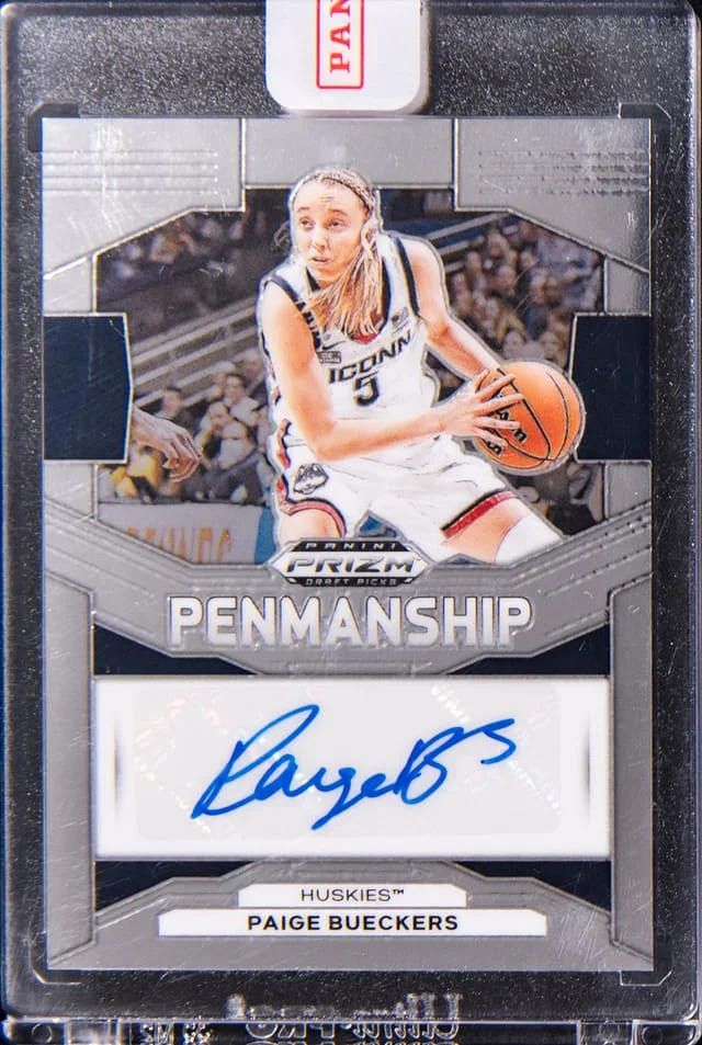 2024-25 Panini Prizm Paige Bueckers Draft Penmanship #P-BUE card image