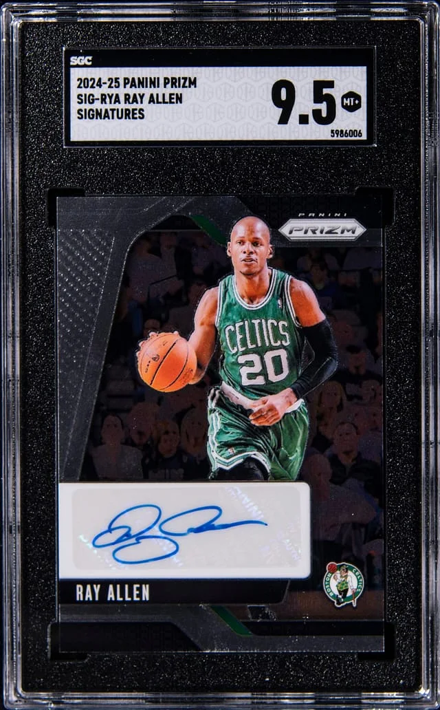 2024-25 Panini Prizm Ray Allen Signatures #SIG-RYA card image