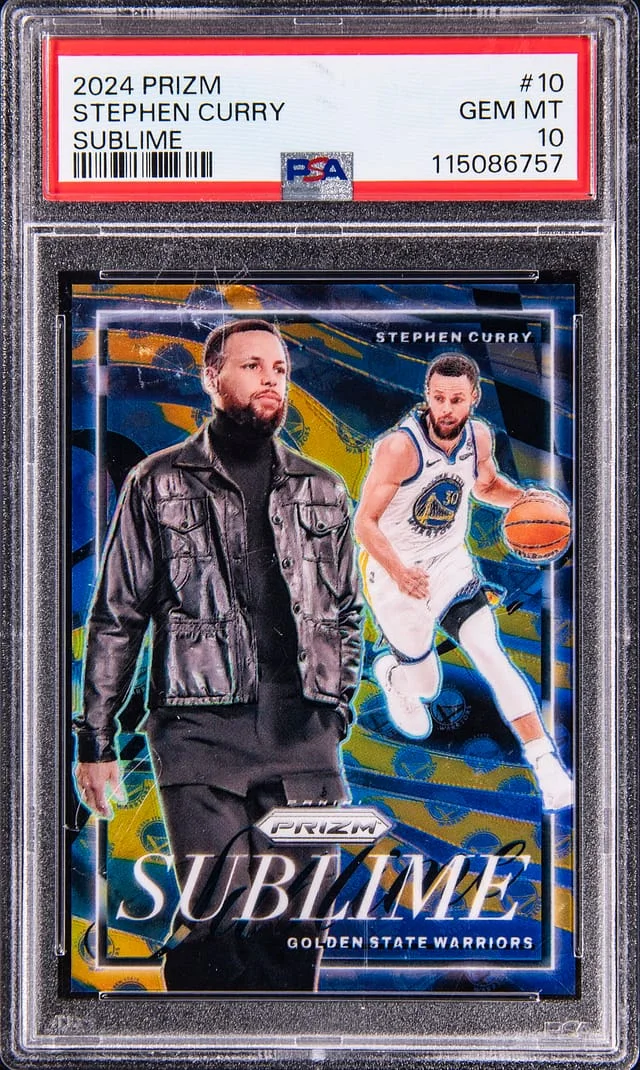 2024-25 Panini Prizm Stephan Curry Sublime #10 card image