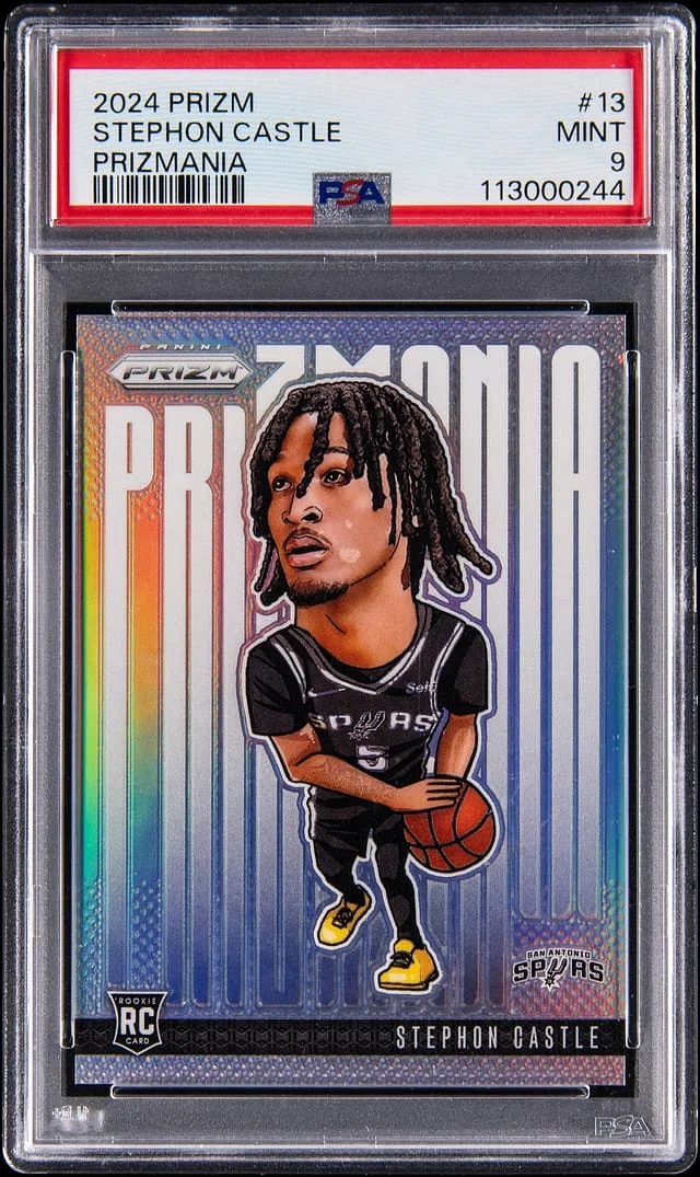 2024-25 Panini Prizm Stephon Castle Prizmania #13 card image