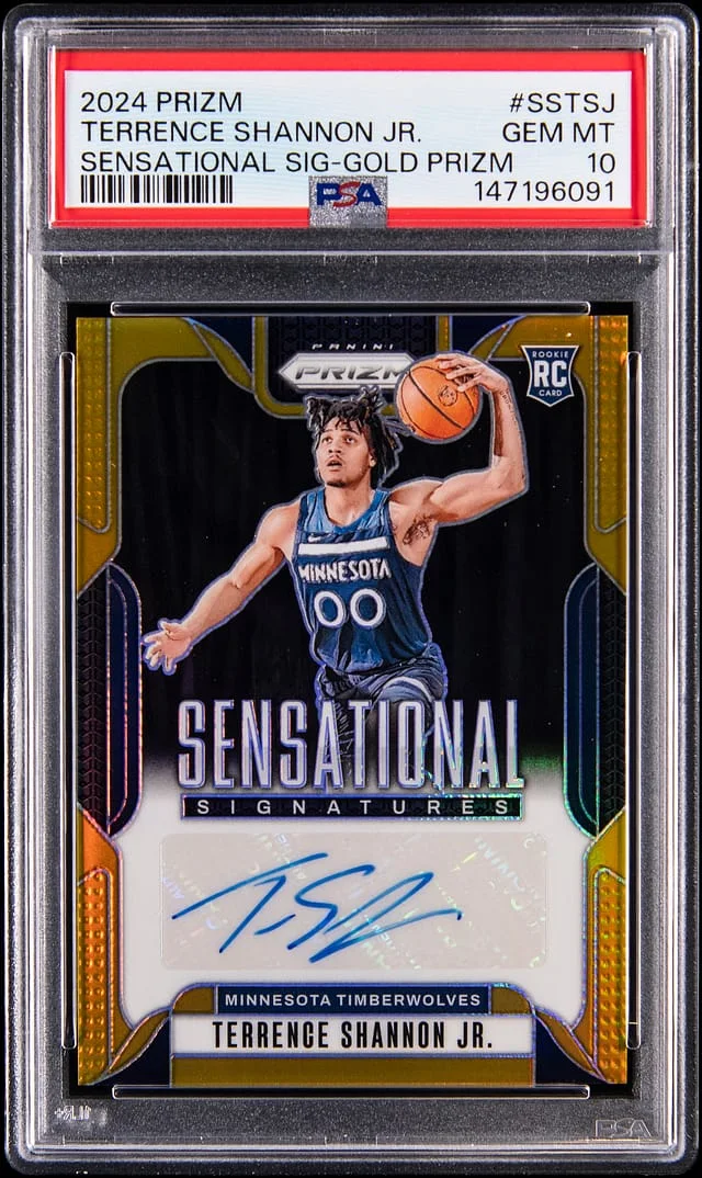 2024-25 Panini Prizm Terrence Shannon Jr. Sensational Signatures Gold Prizm #SS-TSJ card image