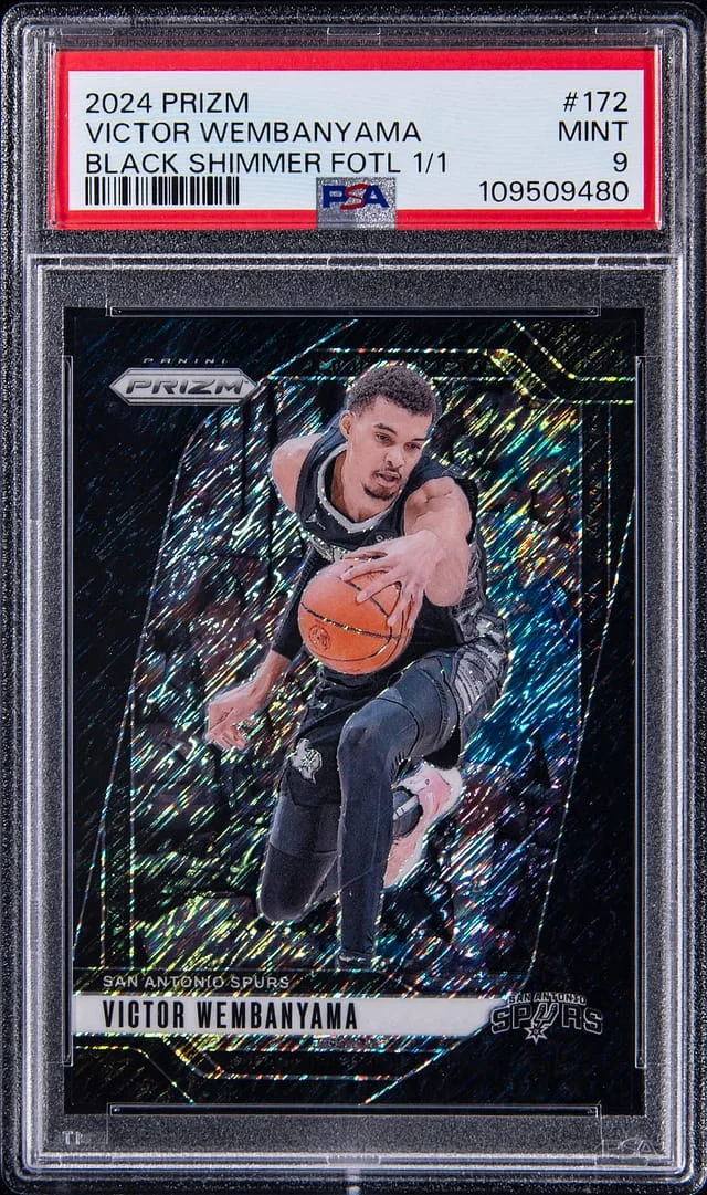 2024-25 Panini Prizm Victor Wembanyama Silver Prizm #172 card image