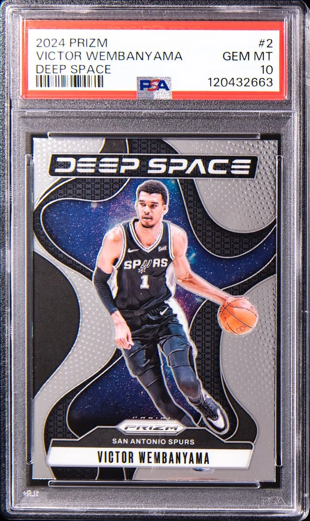 2024-25 Panini Prizm Victor Wembanyama Deep Space #2 card image