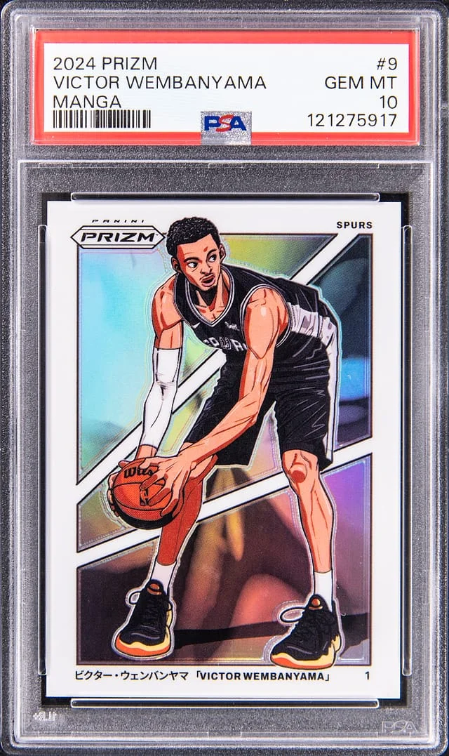 2024-25 Panini Prizm Victor Wembanyama Manga #9 card image