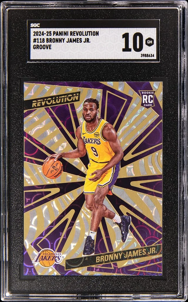 2024-25 Panini Revolution Bronny James Jr. Groove #118 card image