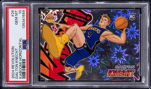 2024-25 Panini Revolution Dalton Knecht Kaboom! Horizontal #26 card image
