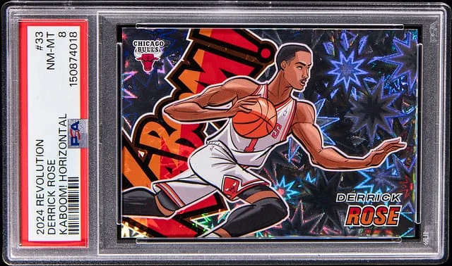 2024-25 Panini Revolution Derrick Rose Kaboom! Horizontal #33 card image