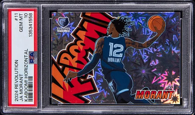 2024-25 Panini Revolution Ja Morant Kaboom! Horizontal #11 card image