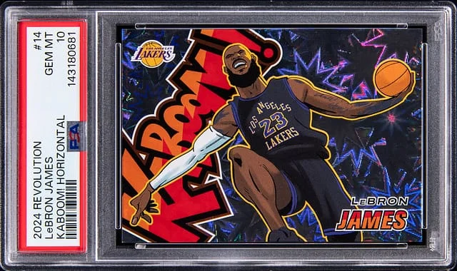 2024-25 Panini Revolution LeBron James Kaboom Horizontal #14 card image