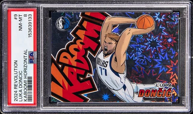 2024-25 Panini Revolution Luka Doncic Kaboom! Horizontal #9 card image