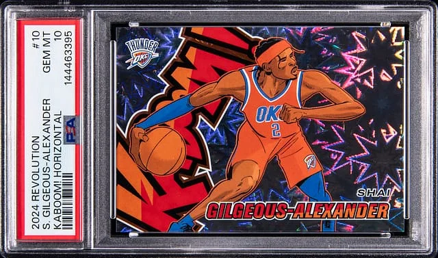 2024-25 Panini Revolution Shai Gilgeous-Alexander Kaboom! Horizontal #10 card image
