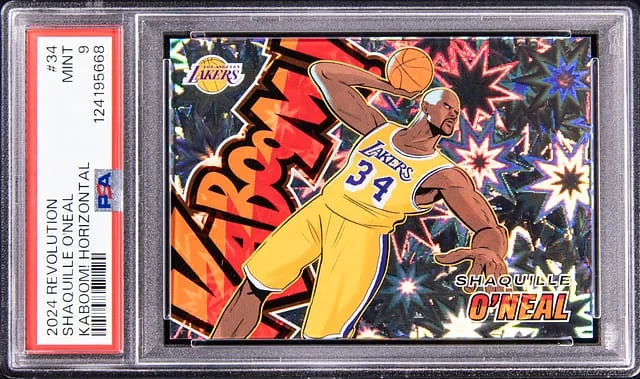 2024-25 Panini Revolution Shaquille O'Neal Kaboom! Horizontal #34 card image