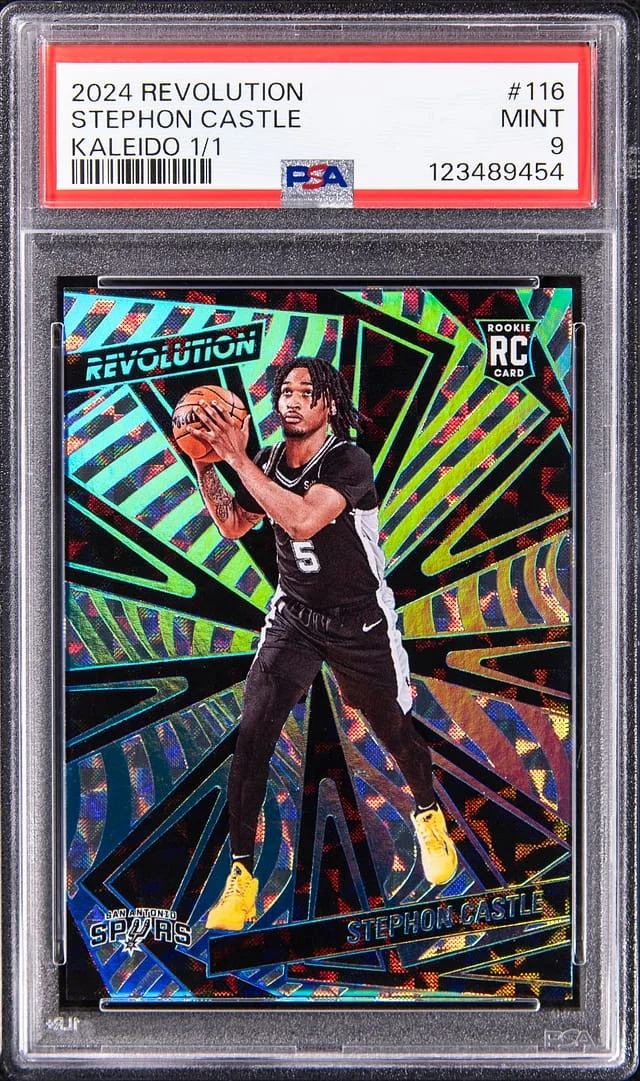 2024-25 Panini Revolution Stephon Castle Kaleido #116 card image