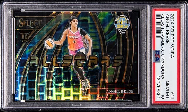 2024-25 Panini Select Angel Reese WNBA All-Stars-Black Pandora #11 card image