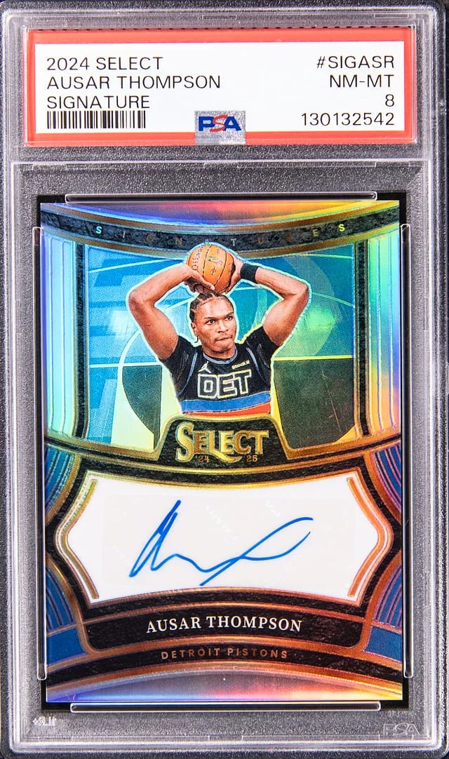 2024-25 Panini Select Ausar Thompson Signature #SIG-ASR card image