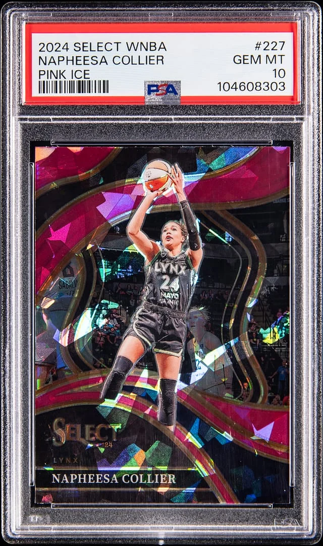 2024-25 Panini Select Napheesa Collier WNBA Pink Ice #227 card image